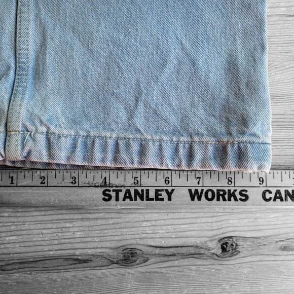 Zara lightwash boho embroidered wide-leg whimsical structured jeans size 6 EUC - Picture 9 of 13